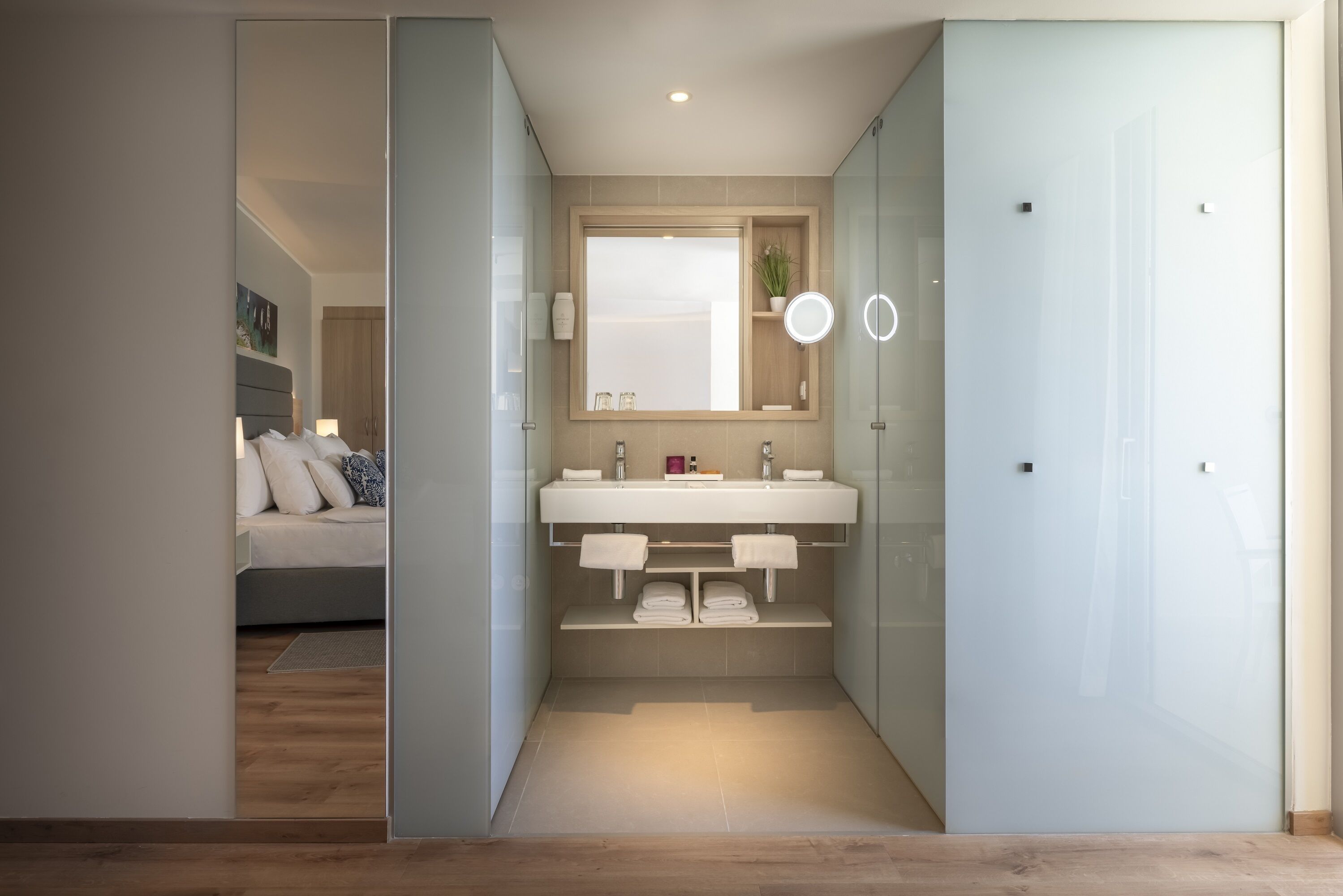 superior room for 2+2 | bathroom | free toiletries, hair dryer, towels