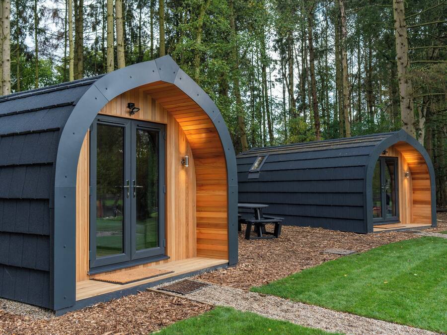 Hytte – standard | Utsikt mot innsjø