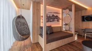 Living area - Hotel Interski (Santa Cristina Val Gardena)