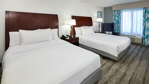 Room, 2 Queen Beds | In-room safe, desk, laptop workspace, iron/ironing board