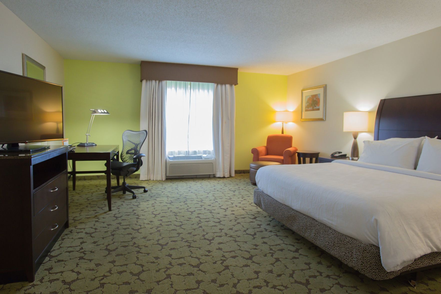 In-room safe, desk, laptop workspace, iron/ironing board