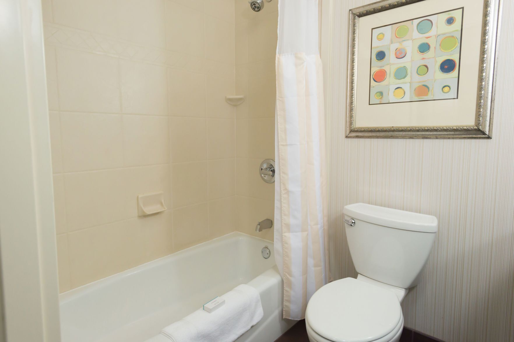 Bathroom | Free toiletries, hair dryer, towels, soap