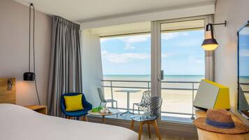 Standardzimmer, 1 Doppelbett, Balkon, Meerblick | Zimmersafe, Schreibtisch, Verdunkelungsvorhänge, schallisolierte Zimmer