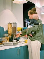 Colazione continentale, servita tutte le mattine (9.9 EUR a persona) 