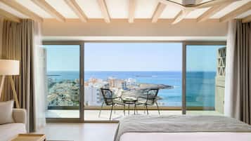 Premium bedding, minibar, in-room safe, desk