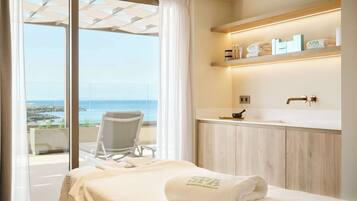 Facials, 2 treatment rooms, massages