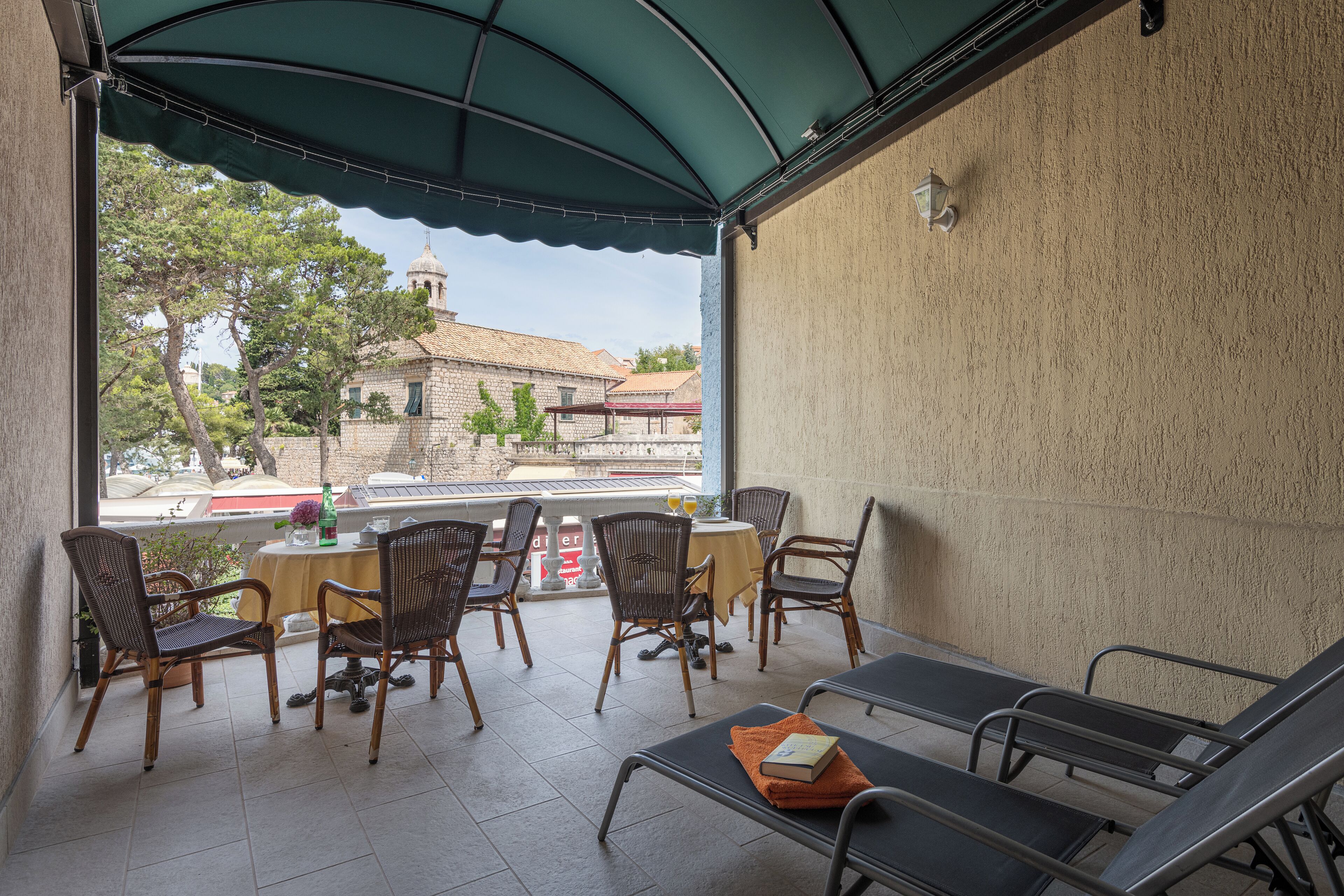 deluxe double or twin room, terrace | terrace/patio