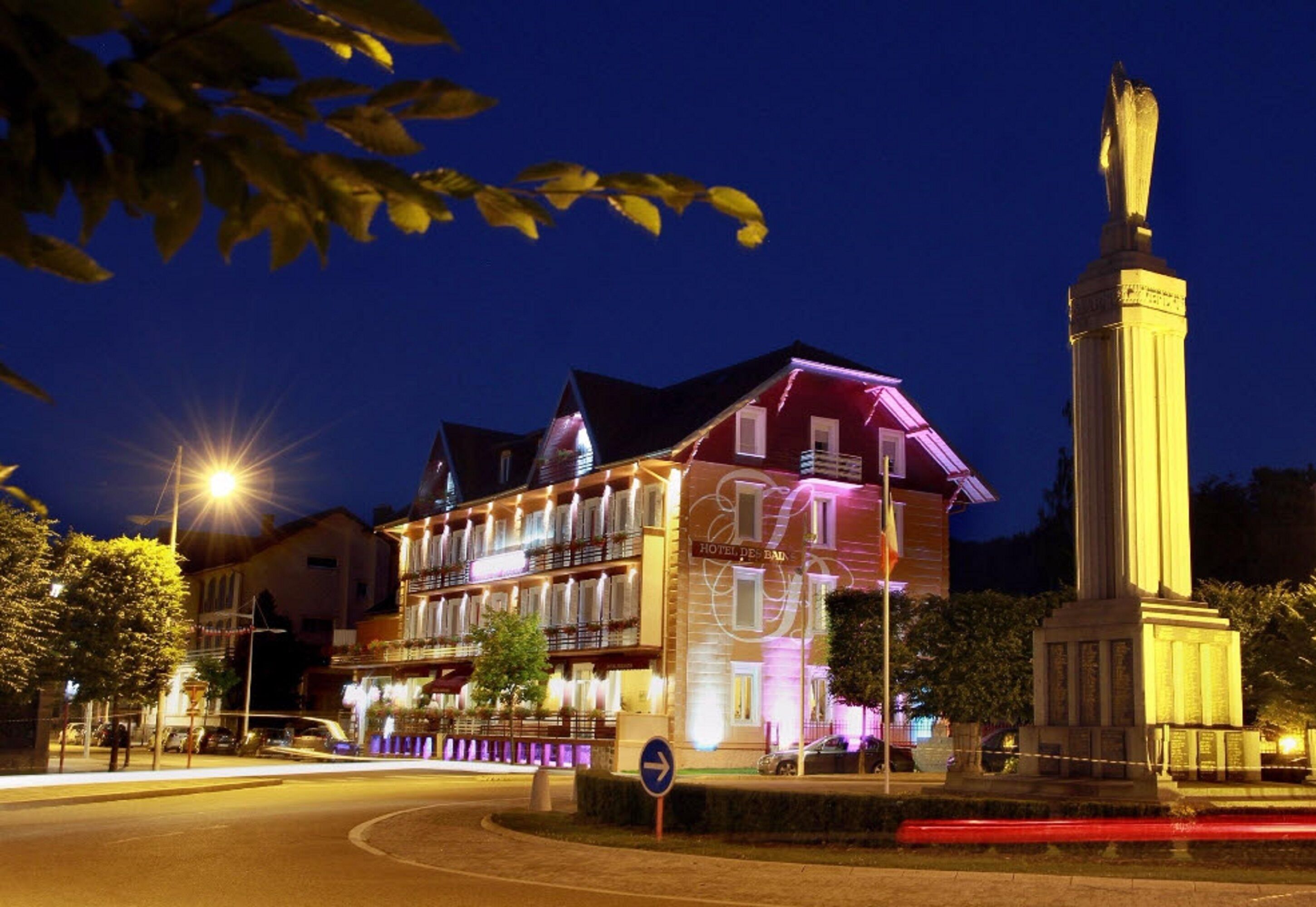 front of property – evening/night