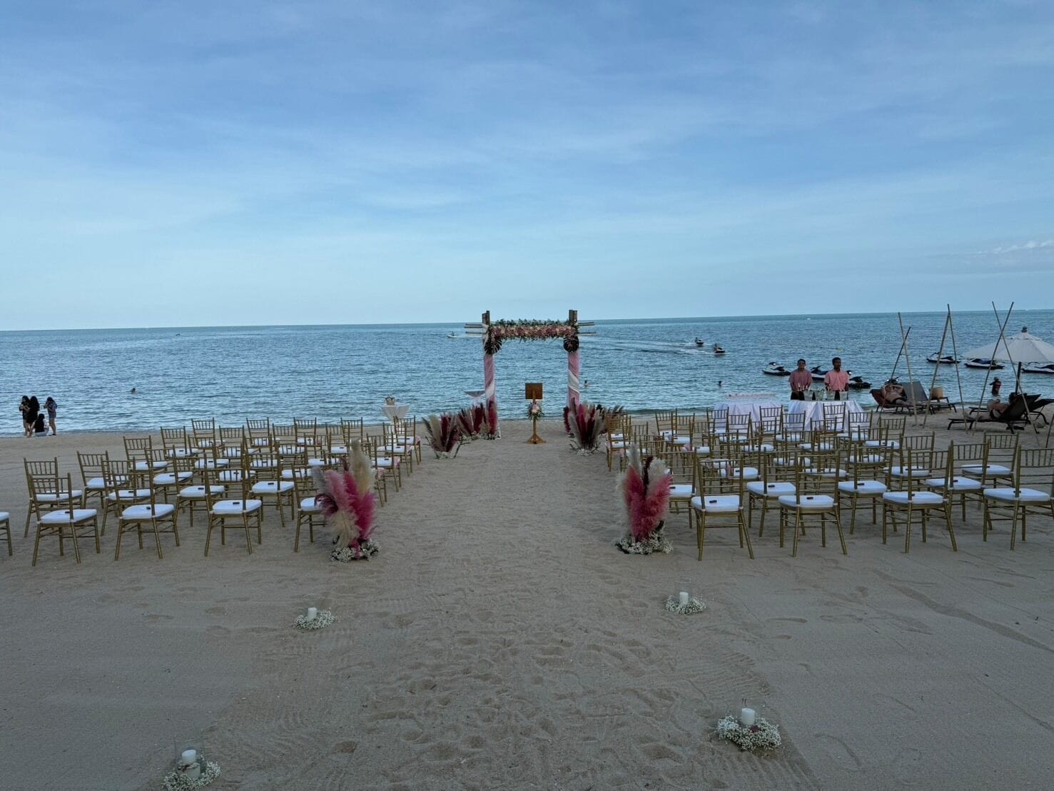 屋外結婚式場