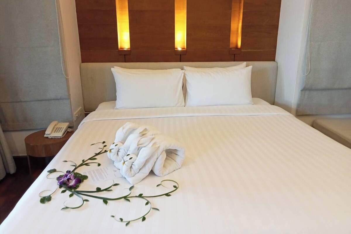 Villa, Garden Area | Biancheria da letto di alta qualità, una cassaforte in camera