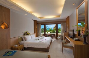Family Double Room | Premium bedding, in-room safe, individually decorated, desk - Thai House Beach Resort (Koh Samui)