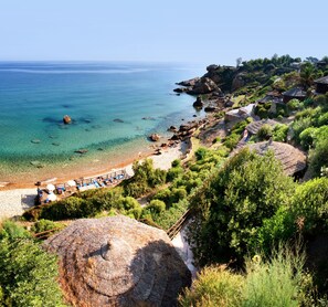 Private beach nearby, sun-loungers, beach umbrellas - Calanica Residence Hotel (Cefalù)