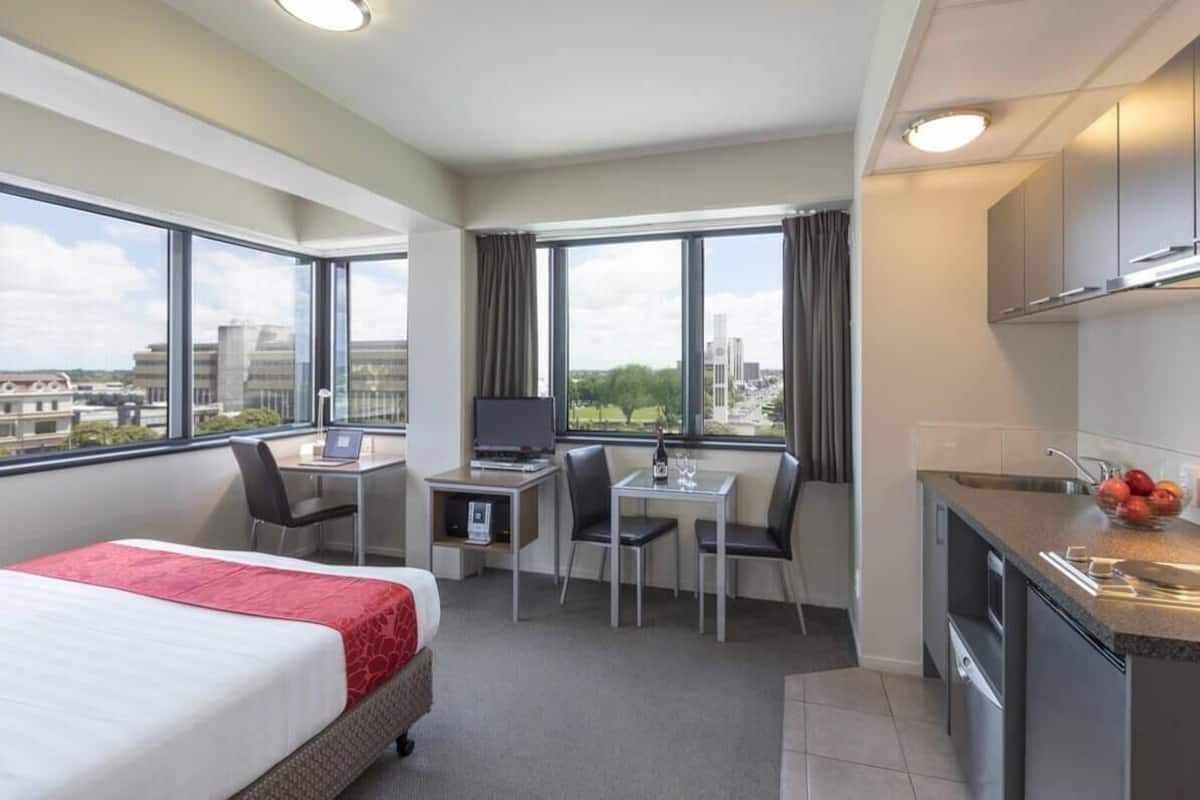 Executive Studio | 2 bedrooms, premium bedding, down comforters, pillowtop beds