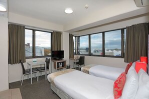 Standard Room, 2 Twin Beds, Non Smoking | Desk, blackout drapes, soundproofing, iron/ironing board