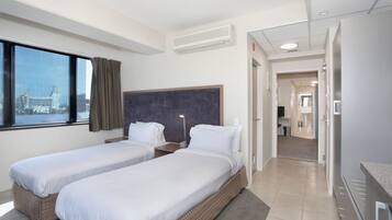 Family Apartment, 2 Bedrooms, Connecting Rooms | Premium bedding, down duvets, pillow-top beds, desk