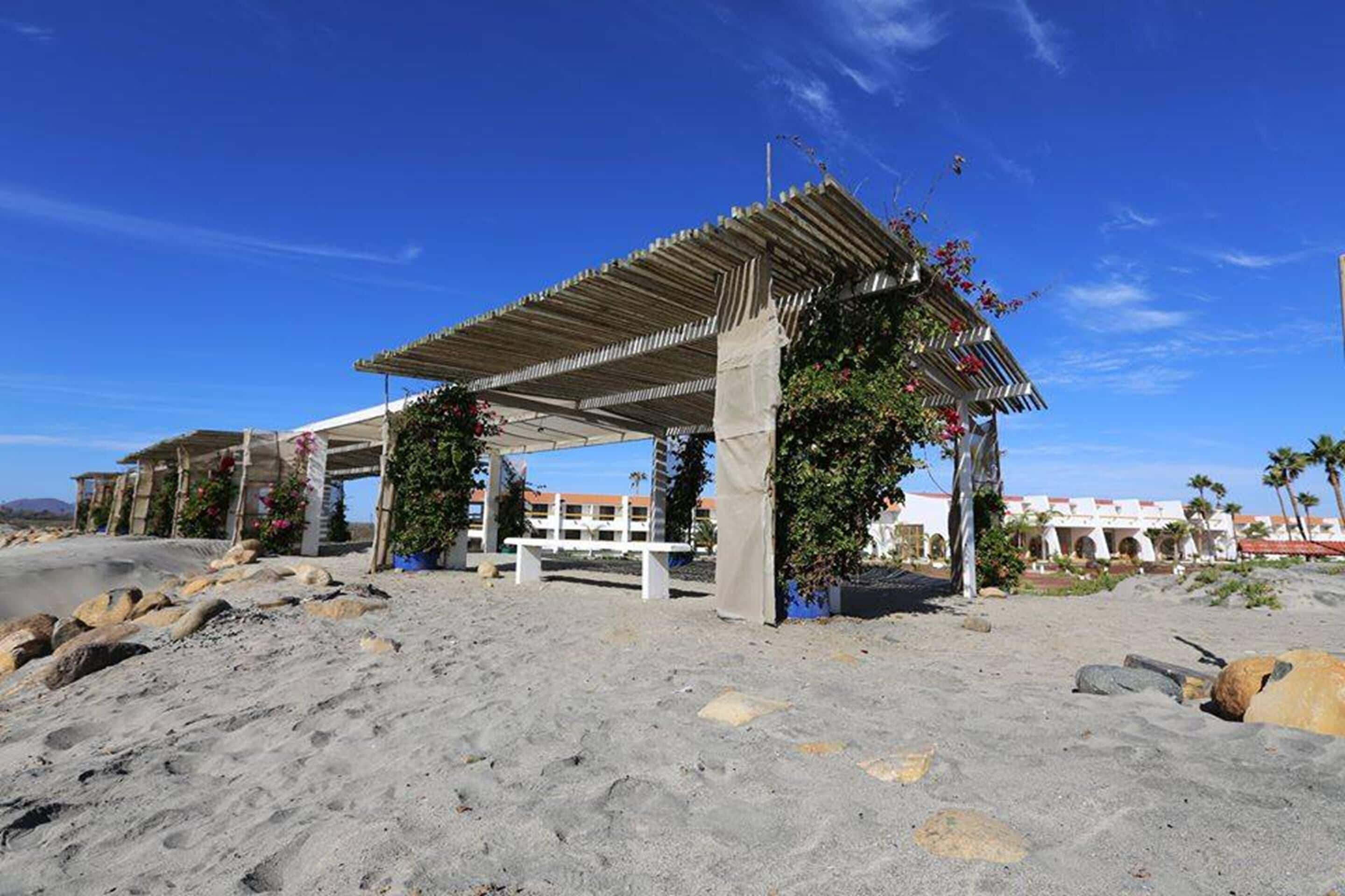 on the beach, white sand