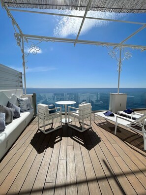 Deluxe Junior Suite (with external Bathtub) | View from room - Hotel Montemare (Positano)