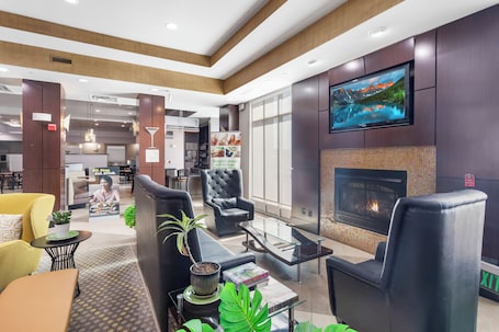 Fireplace. Holiday Inn Hotel & Suites Waco Northwest by IHG