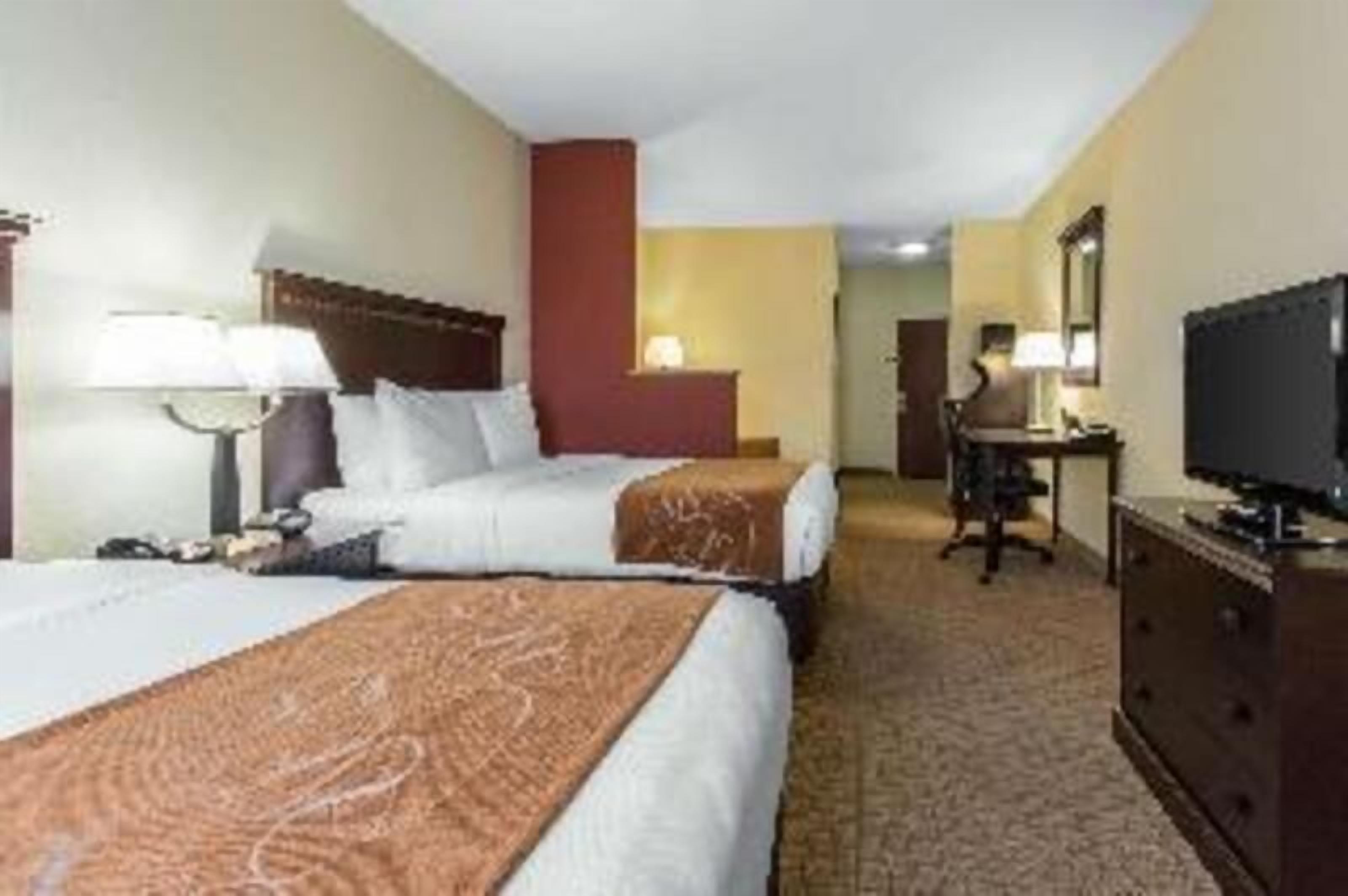 Premium bedding, desk, blackout curtains, iron/ironing board