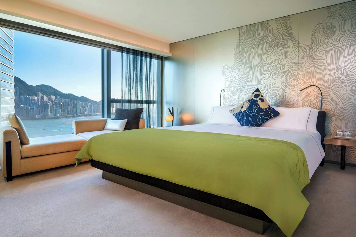 Spectacular Room, Phòng, 1 giường cỡ king, quang cảnh cảng | Bộ đồ giường kháng dị ứng, minibar, két bảo mật tại phòng, bàn 