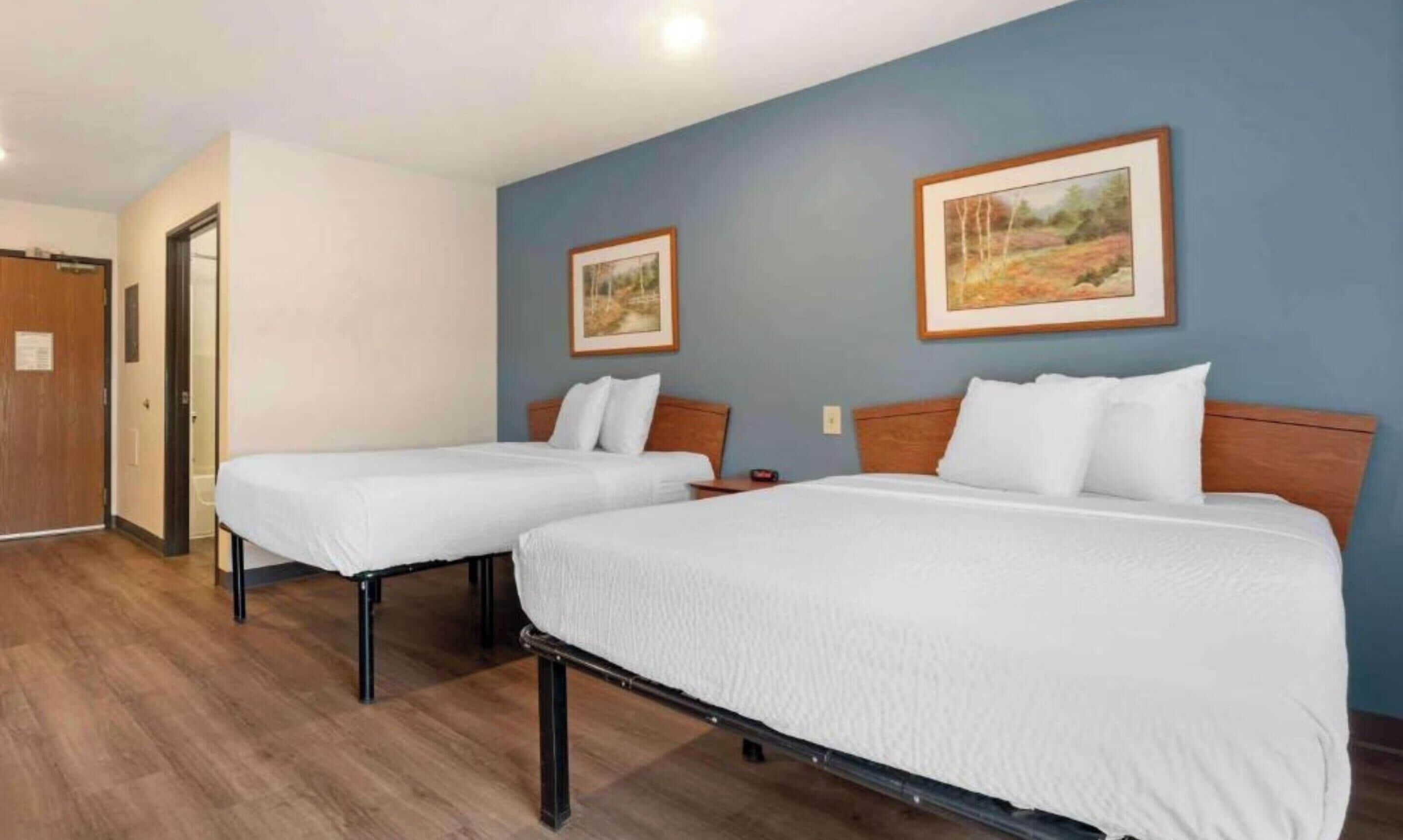 Room, 2 Double Beds, Non Smoking, Kitchen | Desk, laptop workspace, iron/ironing board, free WiFi