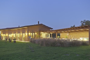 Front of property – evening/night
