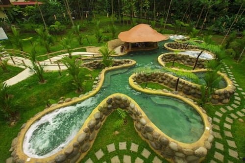 Poolside bar