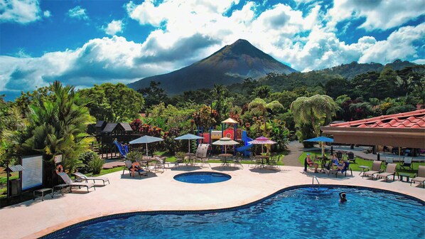 Blick von der Unterkunft