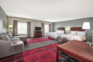 Studio Suite, 2 Queen Beds, Non Smoking | Premium bedding, in-room safe, desk, blackout drapes