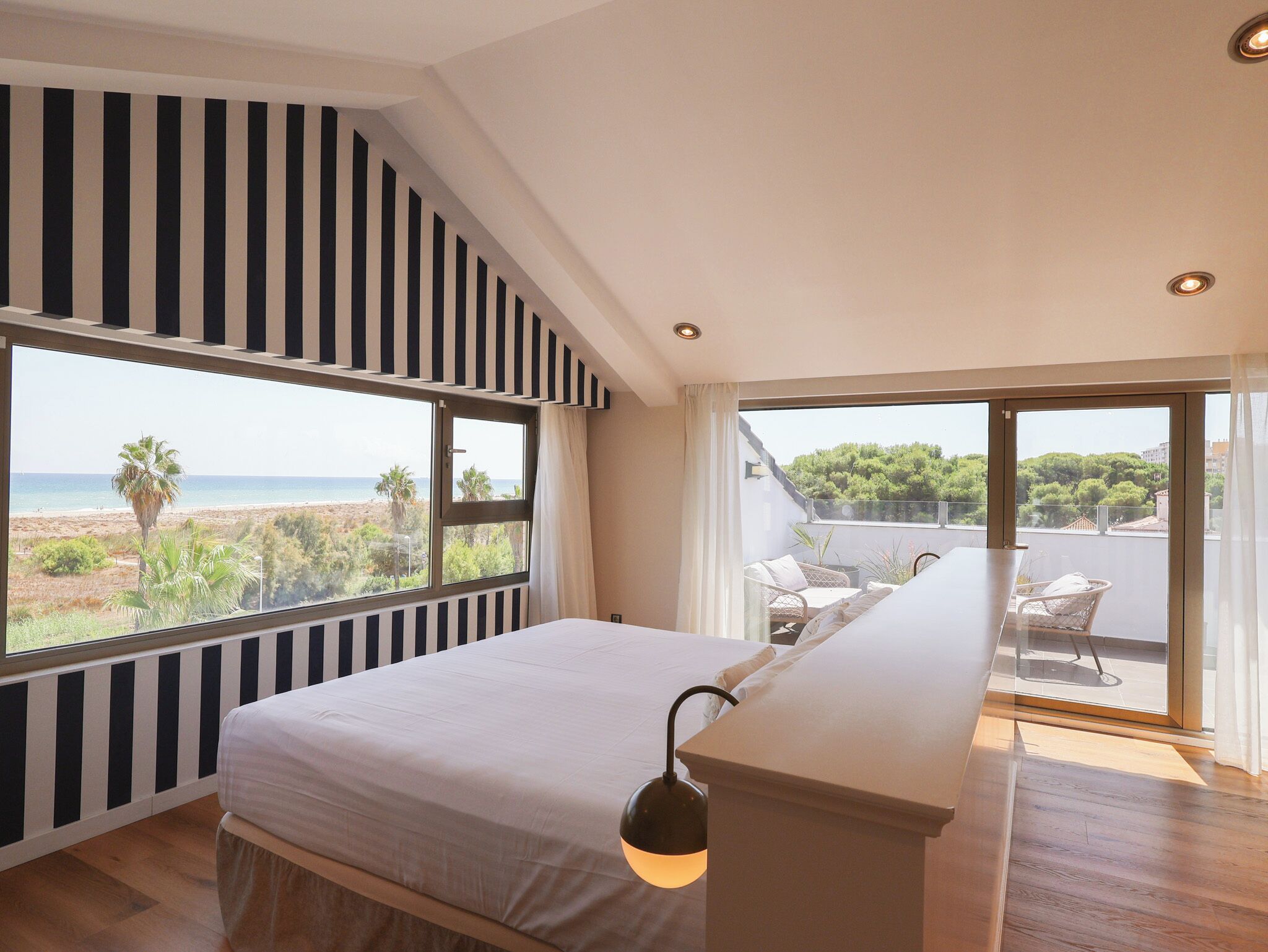 Presidential Suite, Sea View | Premium bedding, in-room safe, desk, laptop workspace