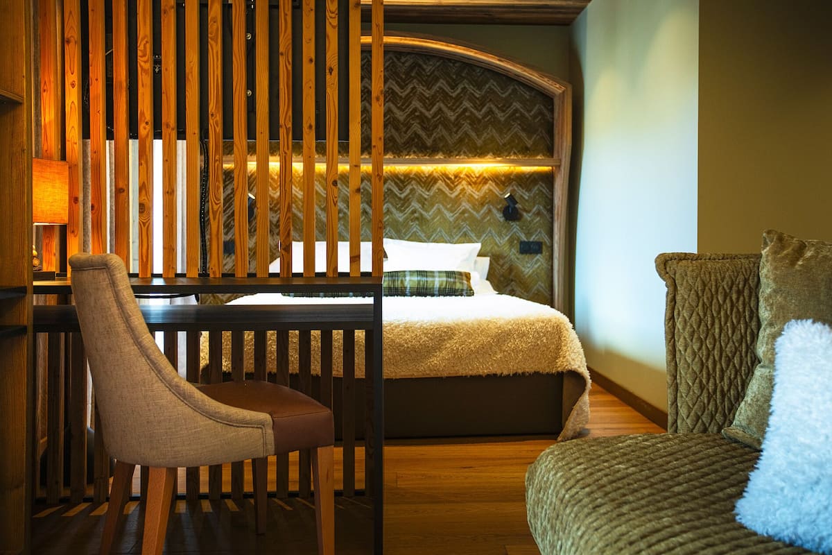 Suite Junior PrivilÚge avec terrasse | 3 chambres, literie de qualité supérieure