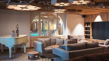 Sala de estar en el lobby