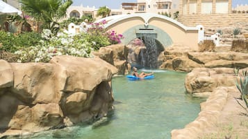 Indoor pool, outdoor pool, open 9:00 AM to 6:00 PM, pool umbrellas