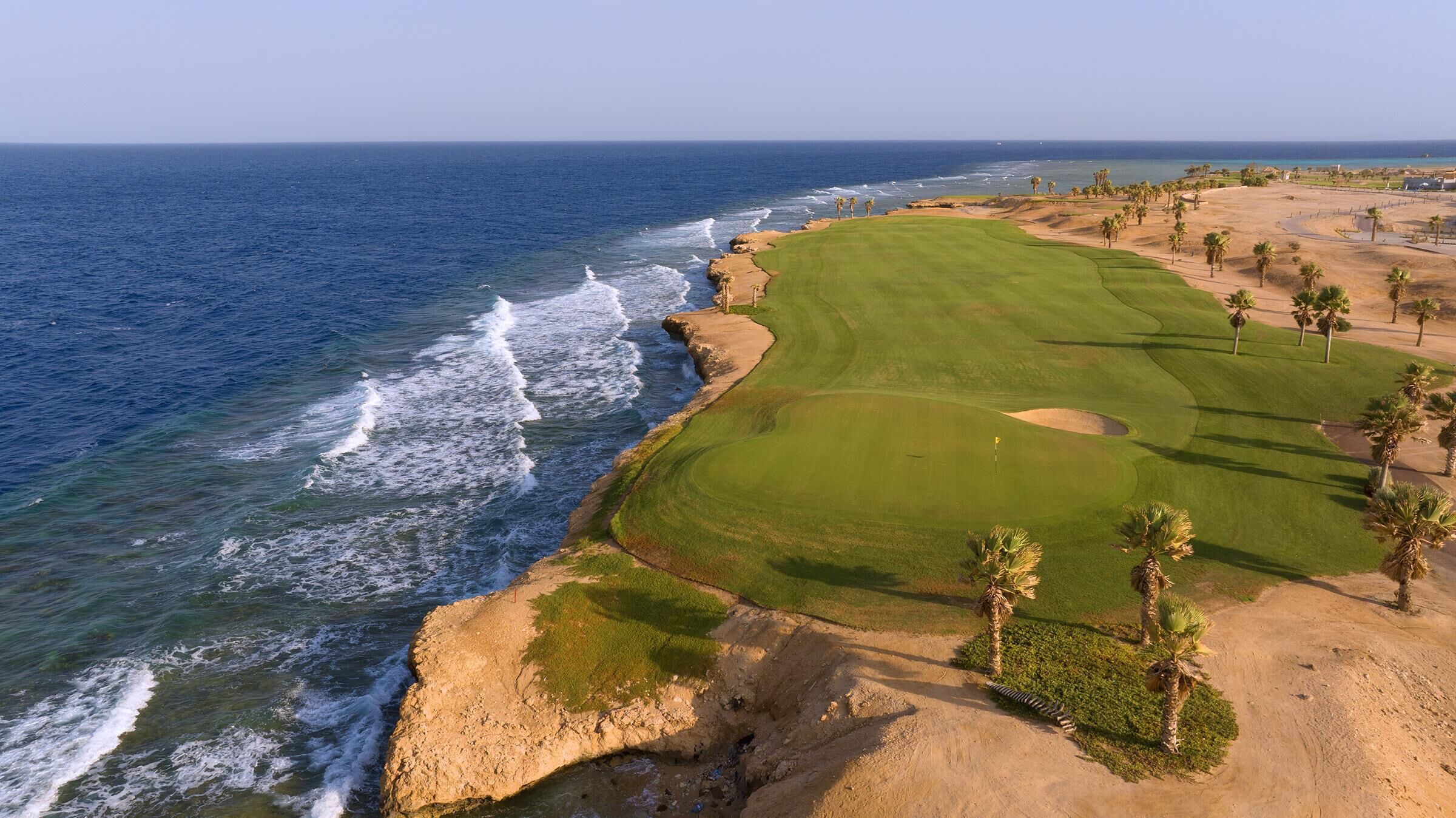 Blick von der Unterkunft