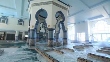 Body treatments, hydrotherapy, hot stone massages, deep-tissue massages