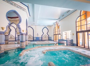 Body treatments, hydrotherapy, hot stone massages, deep-tissue massages