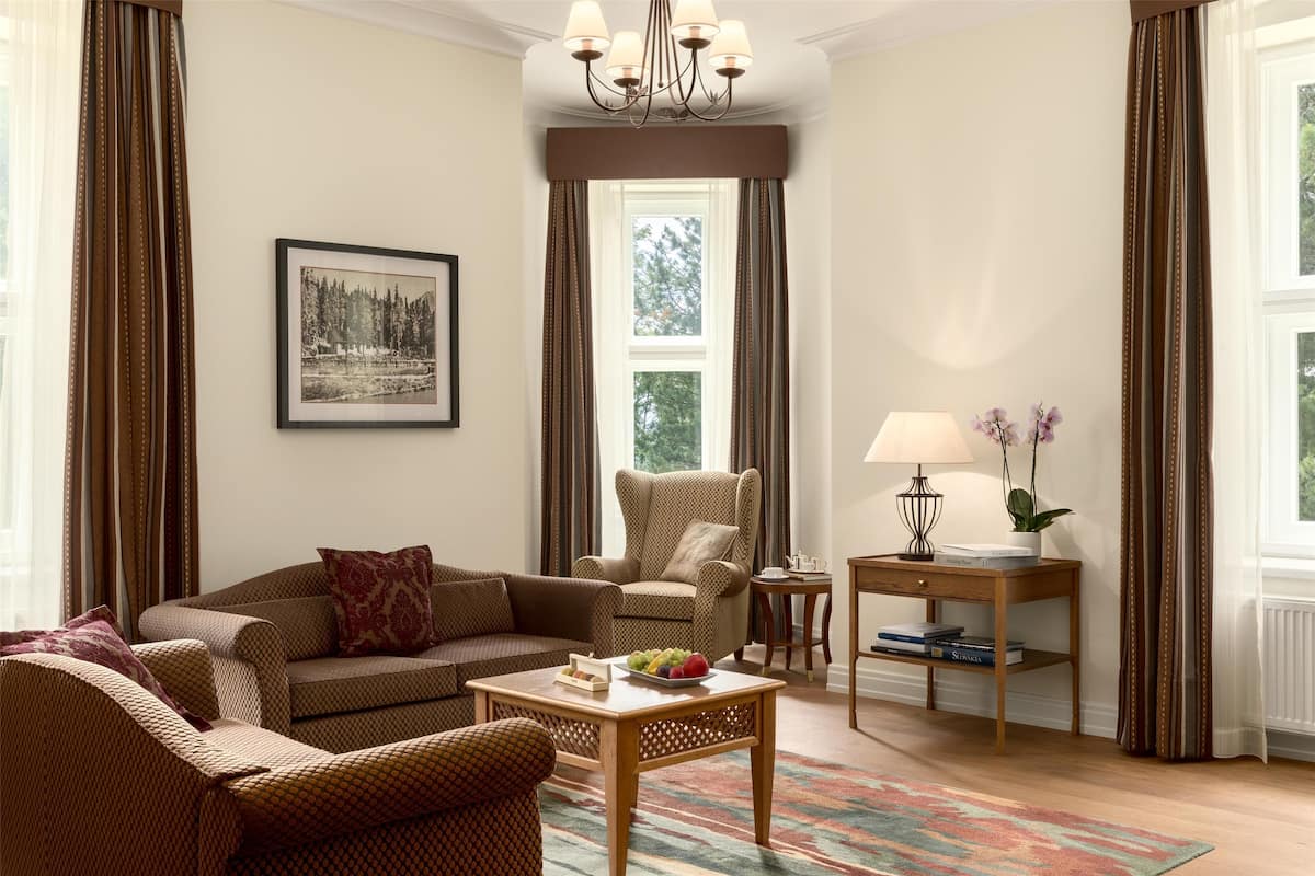 Grand Suite, 1 Bedroom, Jetted Tub, Garden View (Grand Deluxe Janosik Suite) | Premium bedding, down comforters, minibar, in-room safe