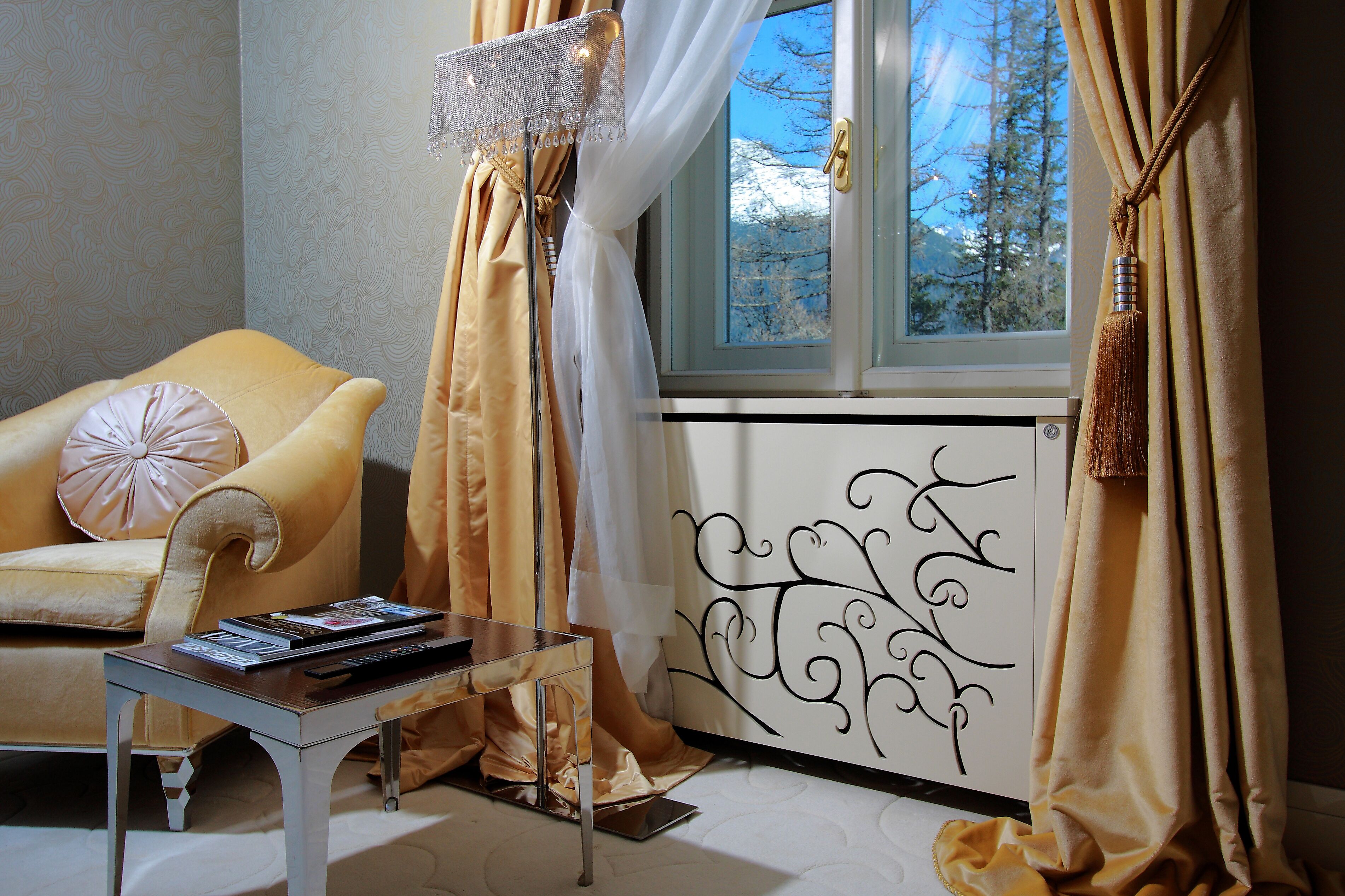 presidential suite, 2 bedrooms, fireplace, garden view | view from room