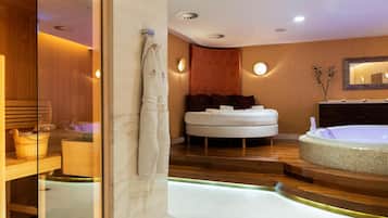 Premium bedding, down duvets, minibar, in-room safe