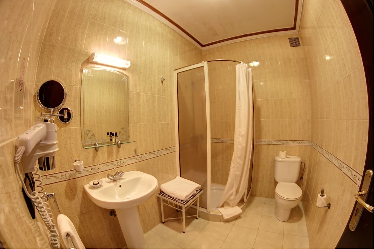 single room | bathroom | free toiletries, hair dryer, towels