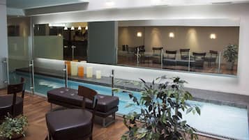 Indoor pool, outdoor pool