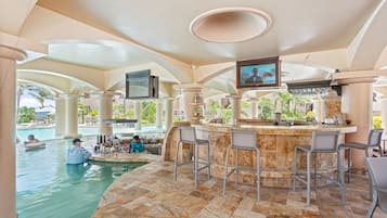 Bar en la piscina