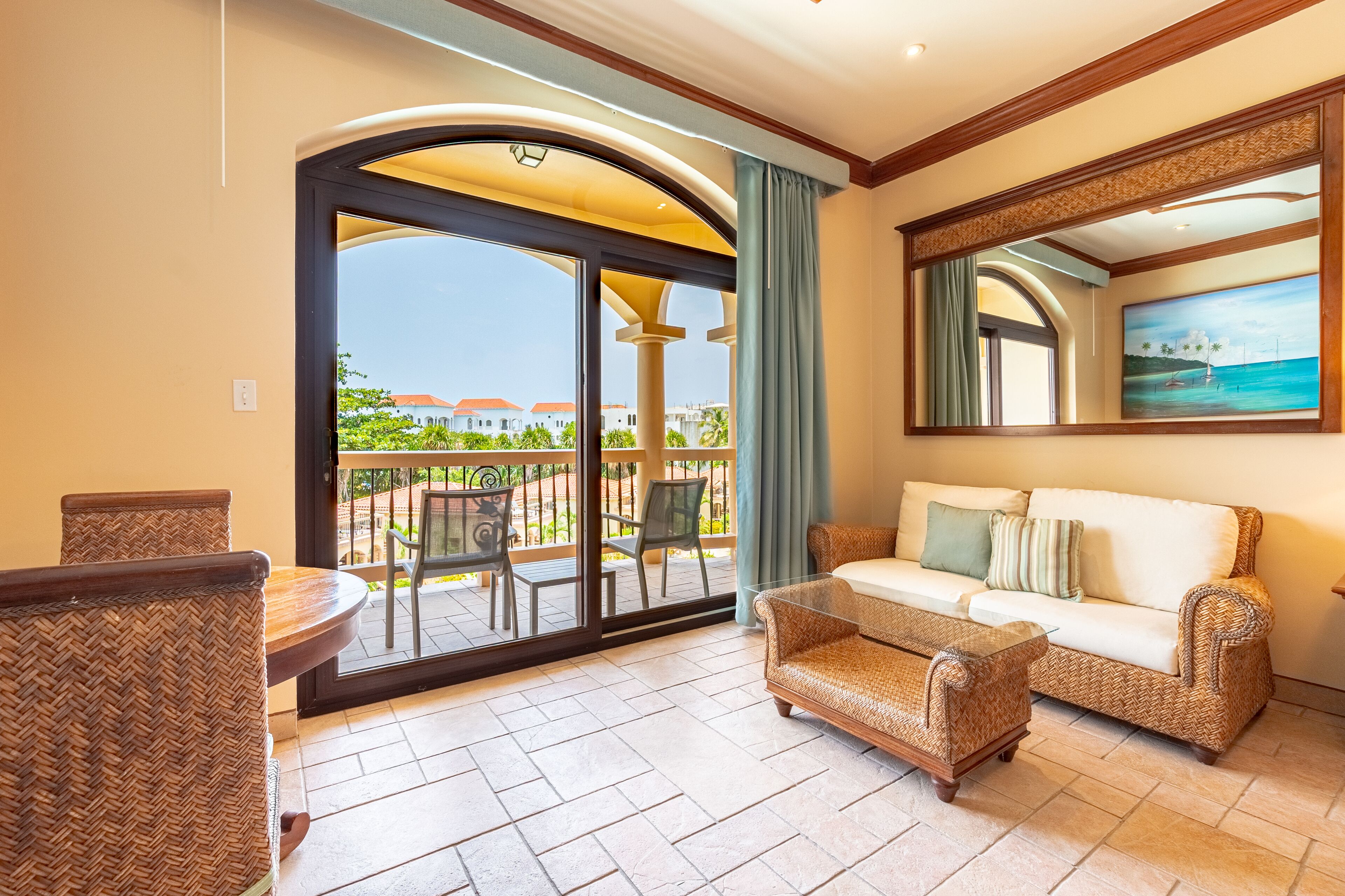 standard studio, 1 king bed, pool view | 1 bedroom, in-room safe, iron/ironing board, travel cot