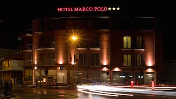 Front of property – evening/night