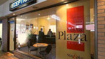 Entrada de la propiedad