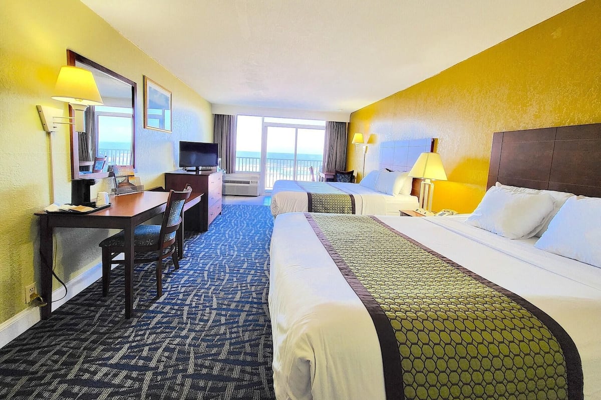 In-room safe, desk, laptop workspace, iron/ironing board