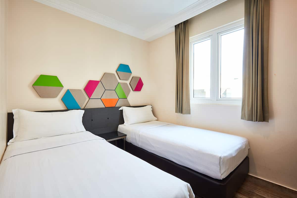 Desk, iron/ironing board, free WiFi, bed sheets