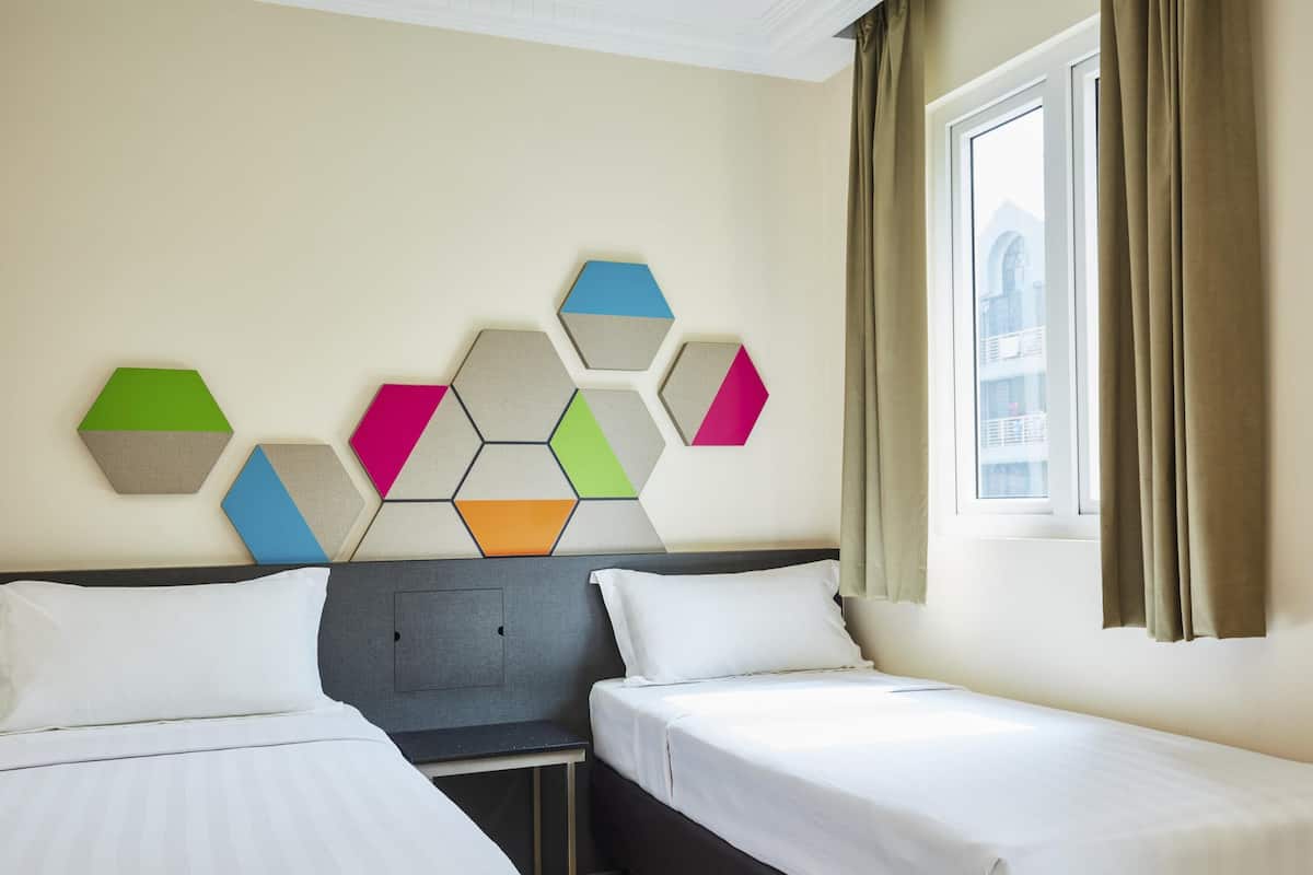 Desk, iron/ironing board, free WiFi, bed sheets