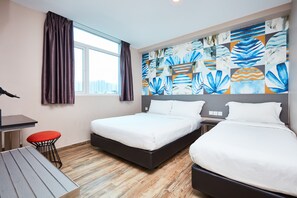Kamar Double Superior, Beberapa Tempat Tidur | Meja kerja, setrika/meja setrika, Wi-Fi gratis, dan seprai linen