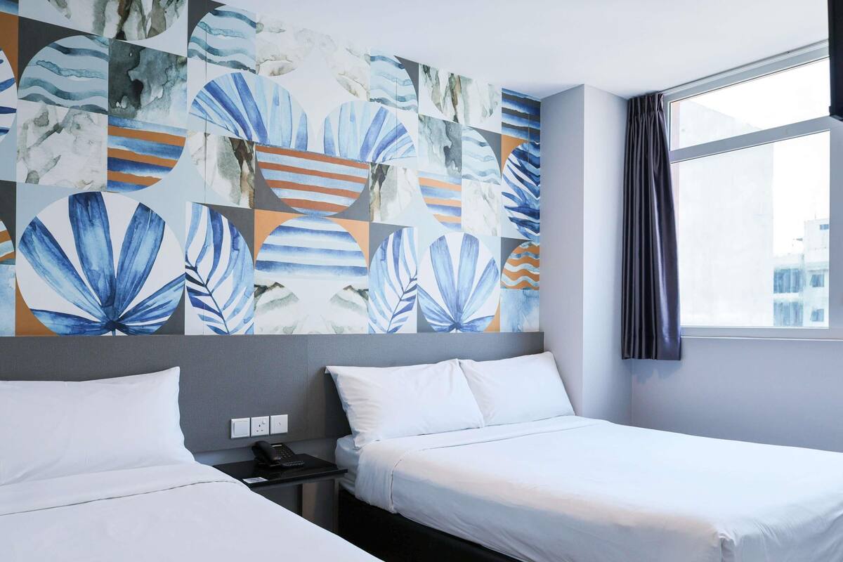 Superior Double Room, Multiple Beds | Desk, iron/ironing board (on request), free WiFi, bed sheets